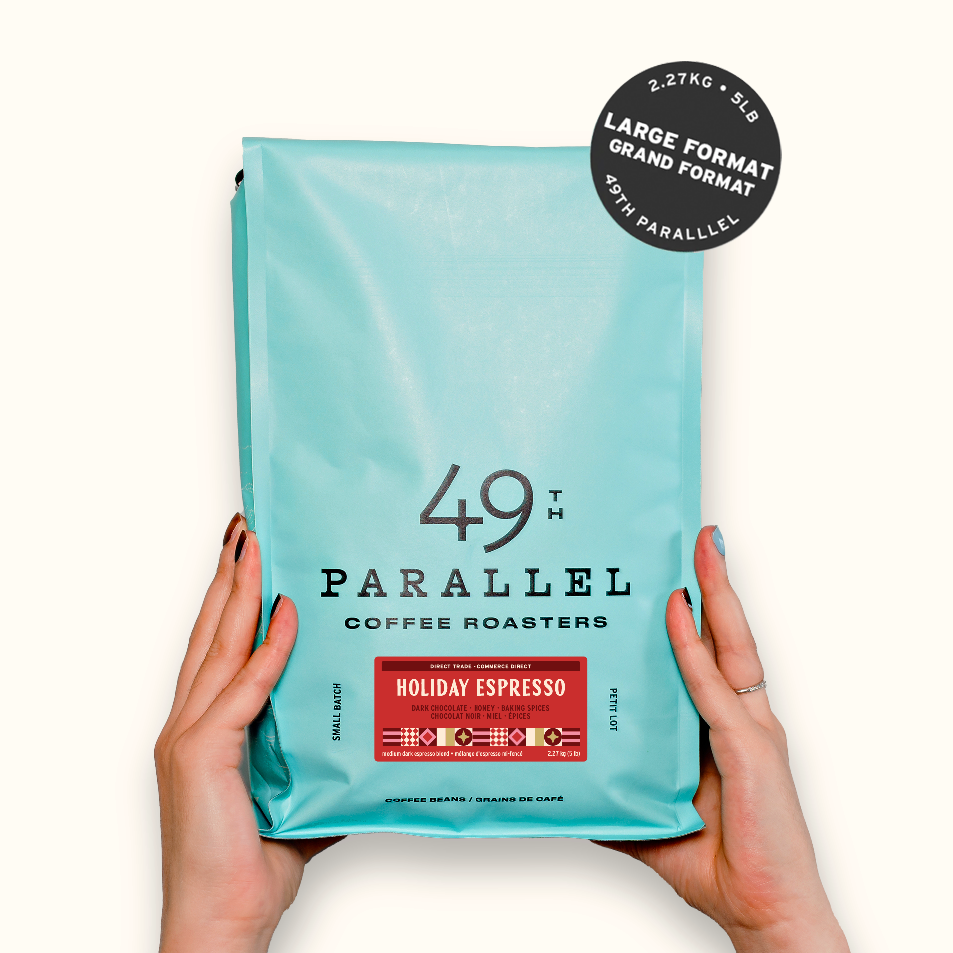 49th Parallel Coffee Roasters - Holiday Espresso Blend, 5LB - Commerce direct de café de spécialité