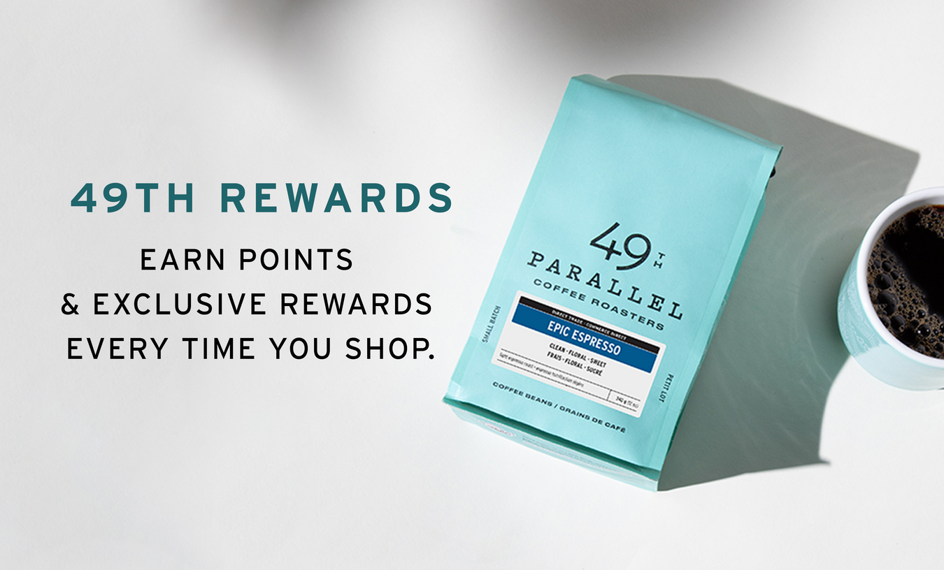 49th Parallel Coffee Roasters - Programme de récompenses 49th