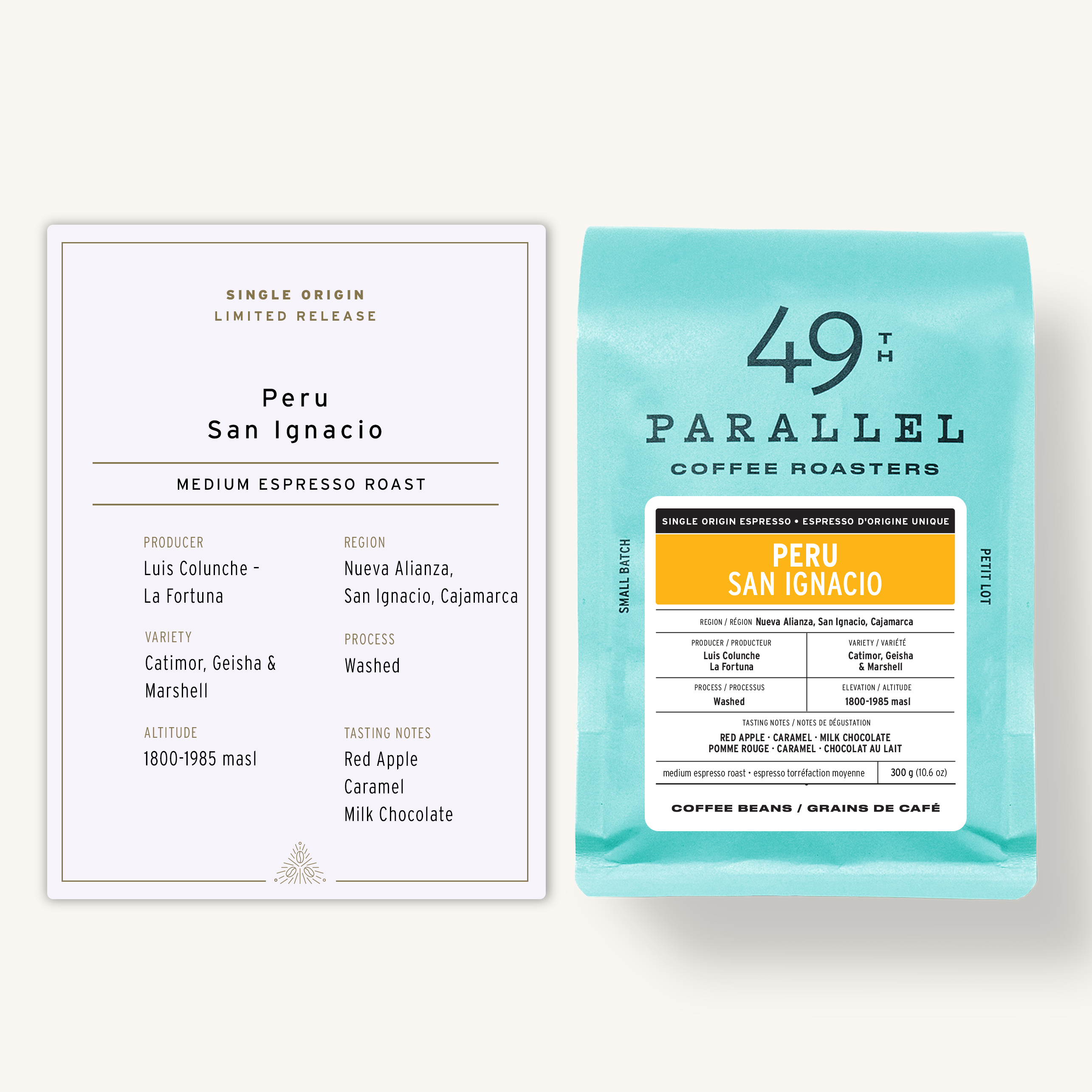 49th Parallel Coffee Roasters - Peru San Ignacio Espresso