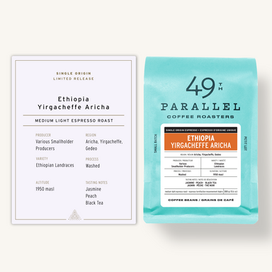 Ethiopia Yirgacheffe Aricha Espresso  | 49th Parallel Coffee Roasters