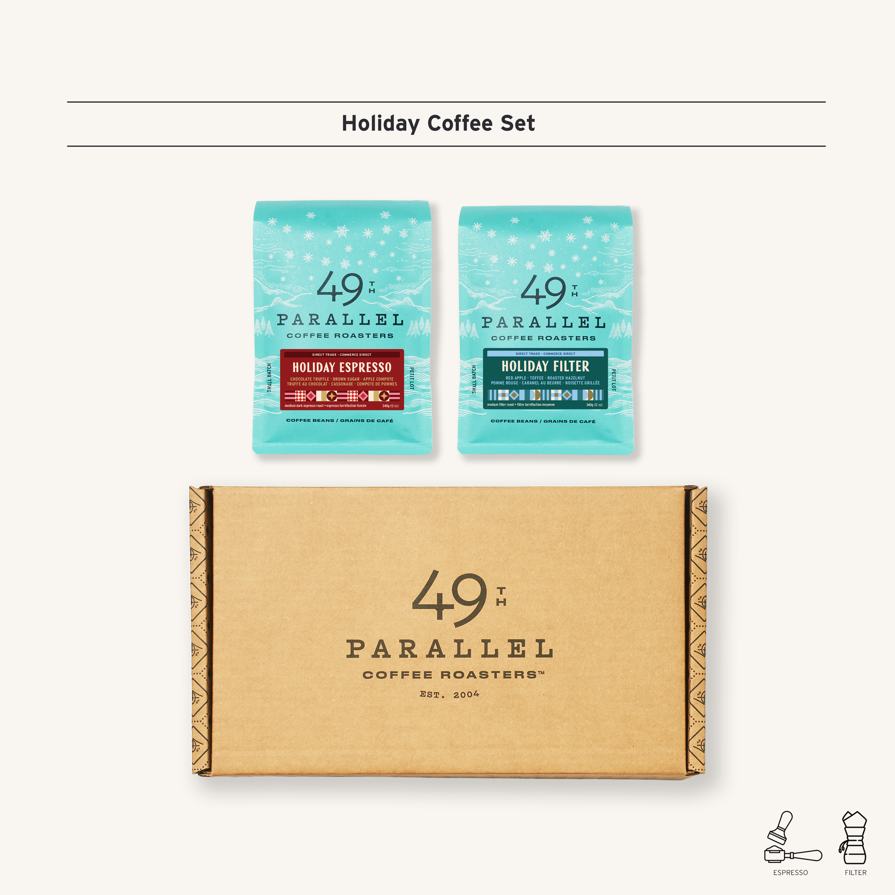 Set de café pour les fêtes