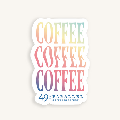 49th Parallel Coffee Roasters - Autocollant 49th Parallel Summer Coffee