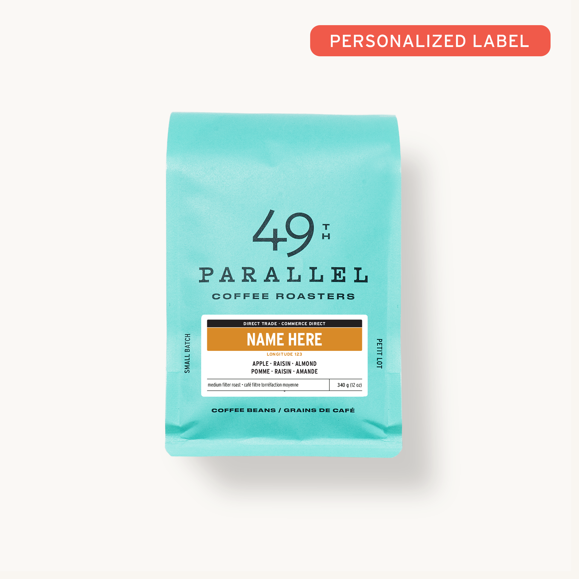 49th Parallel Coffee Roasters - Longitude 123°W Blend Café filtre