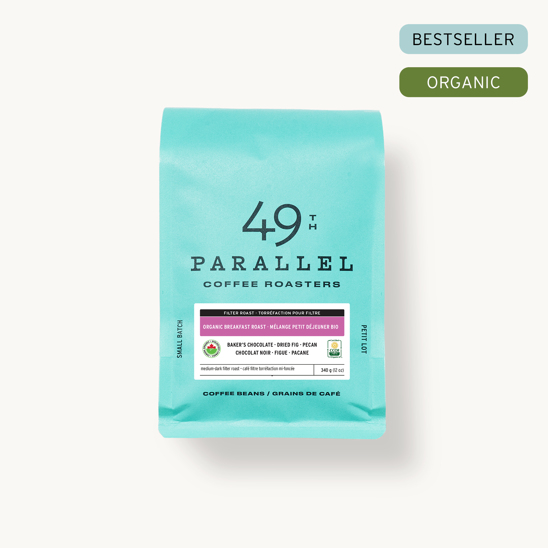 49th Parallel Coffee Roasters - Café filtre torréfié au petit déjeuner