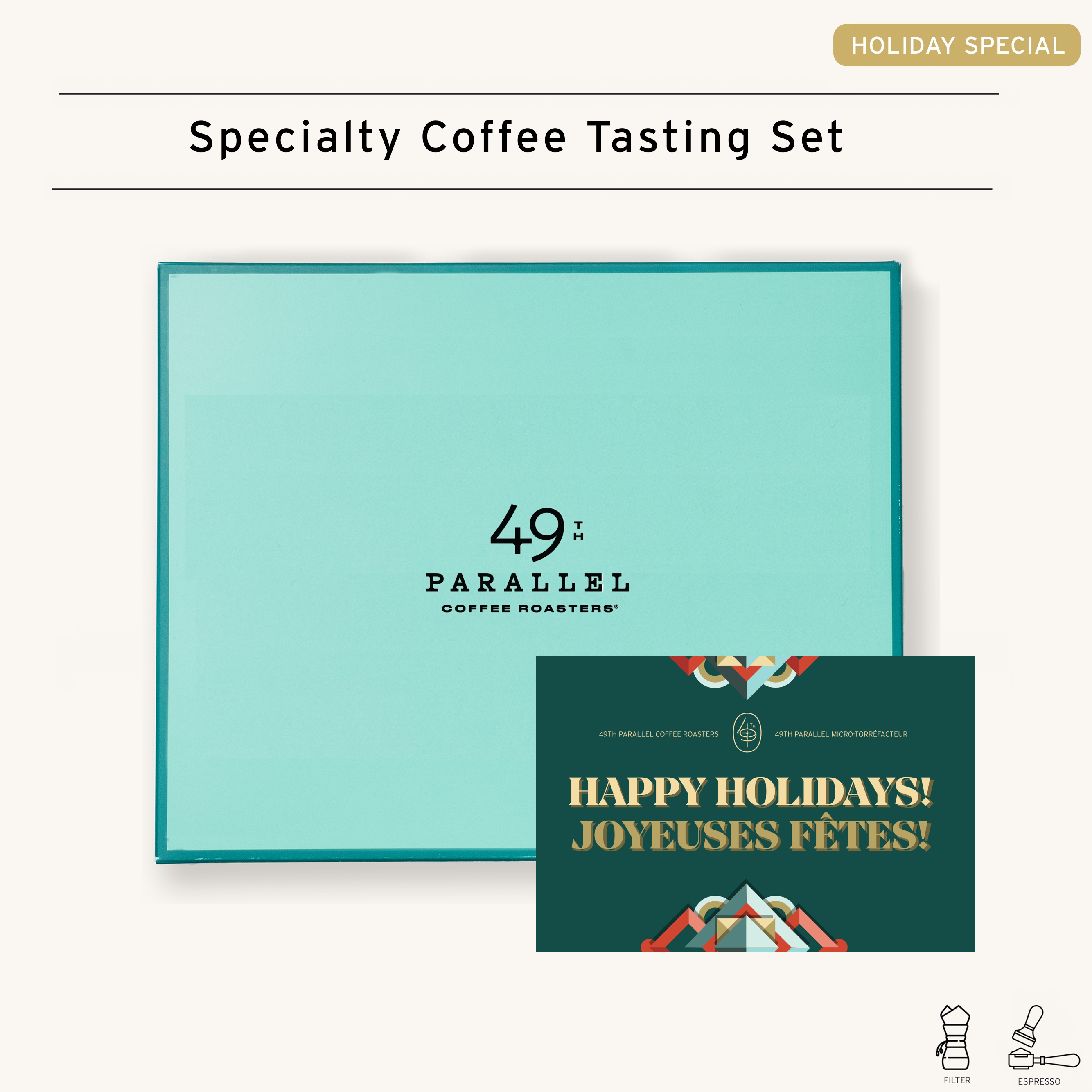 Set de dégustation de café de spécialité