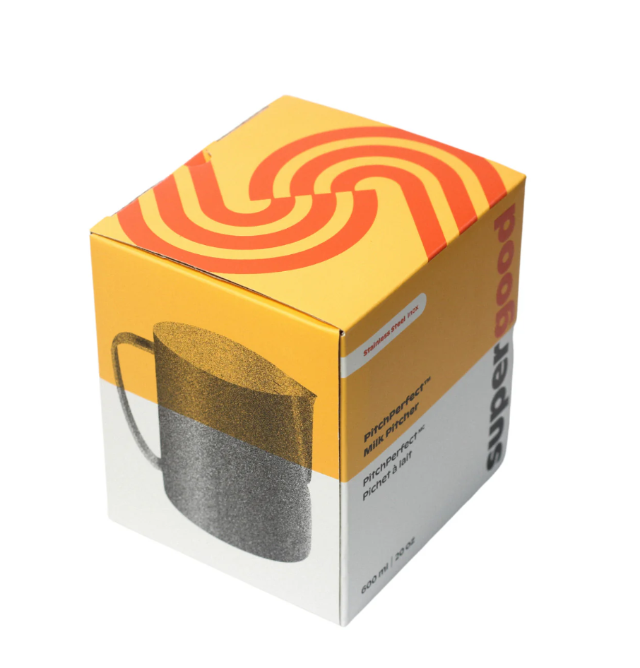 49th Parallel Coffee Roasters | Supergood PitchPerfect Milk Pitcher - Acier inoxydable