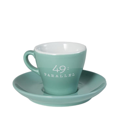 Tasse et soucoupe Piccolo 4 oz - 49th Parallel Coffee Roasters