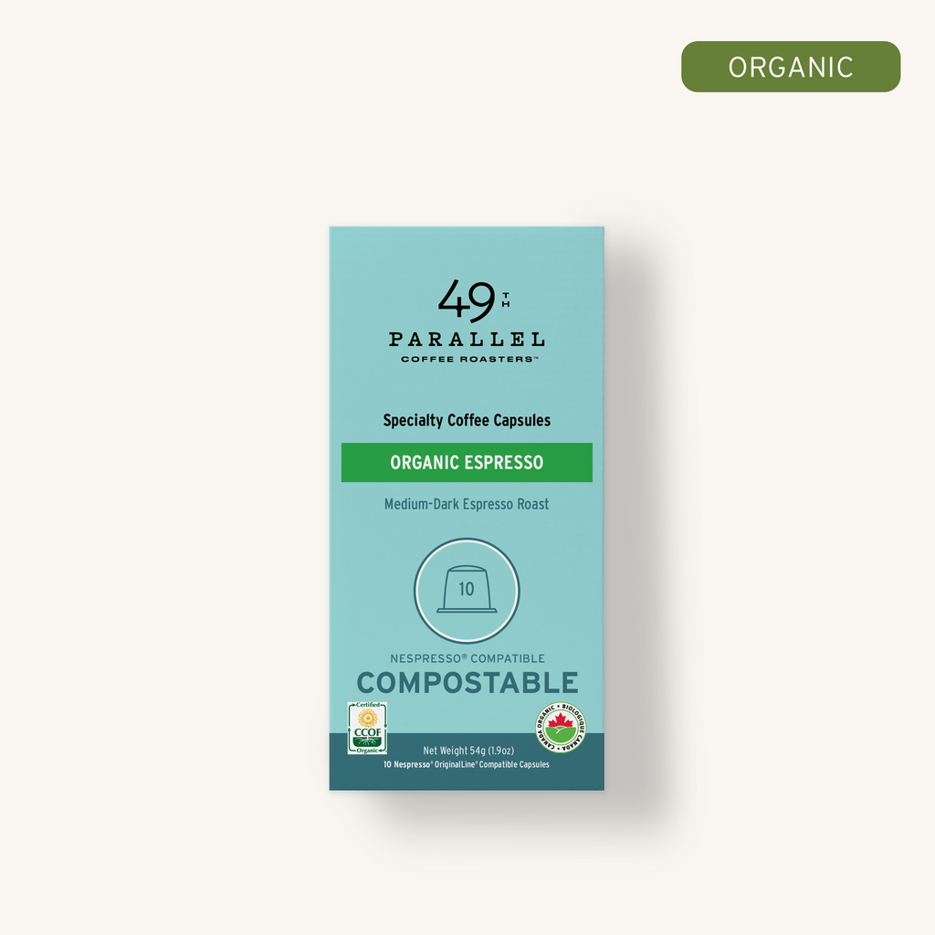 Organic Espresso Capsules | 49th Parallel Coffee Roasters