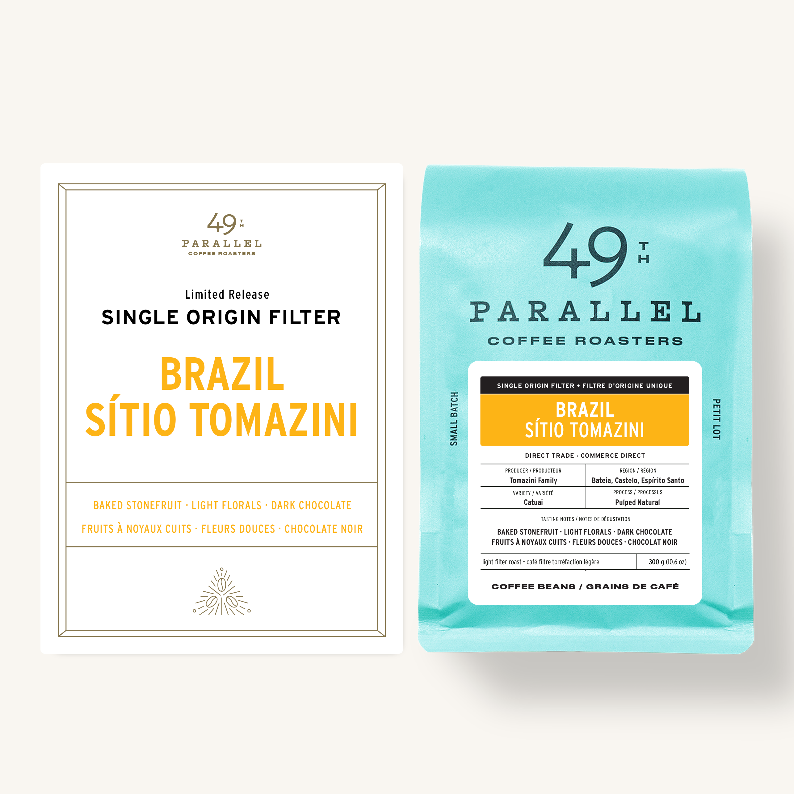 49th Parallel Coffee Roasters - Brazil Sitio Tomazini Single Origin Filter Coffee