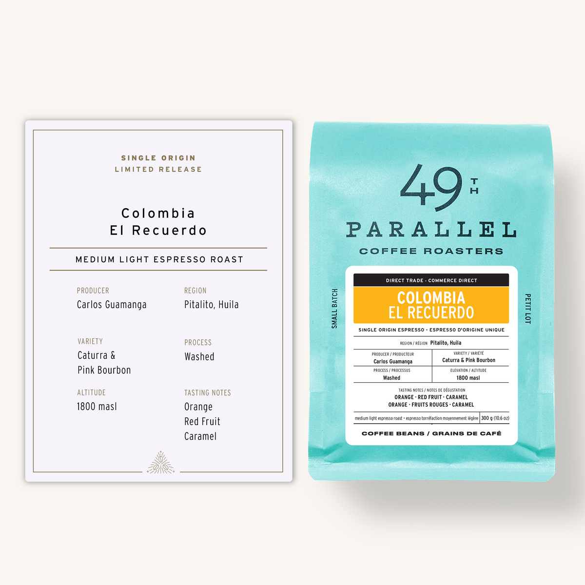 Colombia El Recuerdo Espresso