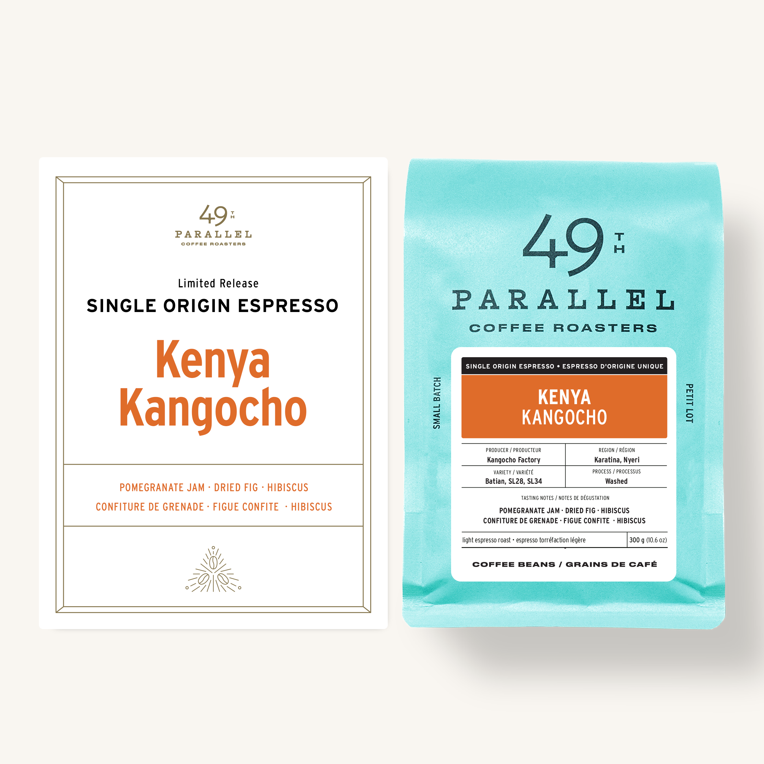 49th Parallel Coffee Roasters - Single origin Espresso Coffee - Kenya Kangocho - Specialty Coffee