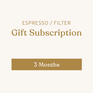 49th Parallel Coffee Roasters - 3 Months Espresso Filter Gift Subscription 