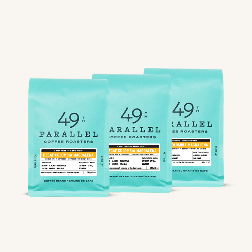 49th Parallel Coffee Roasters - 3 Months Decaf Gift Subscription - Decaf Colombia Magdalena