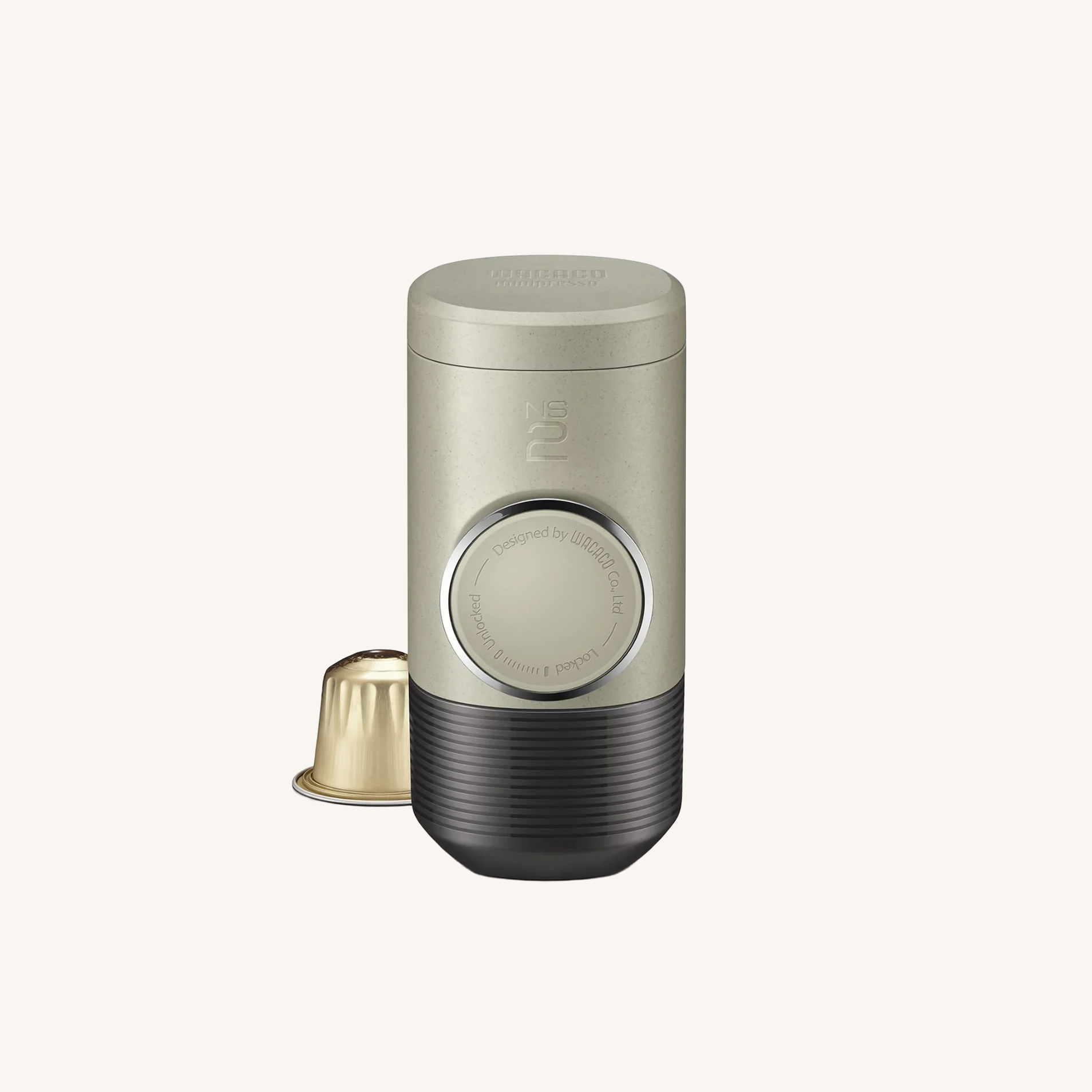 49th Parallel Coffee Roasters - WACACO Minipresso NS2 - Espresso Capsule Coffee Maker for camping and outdoors activities   