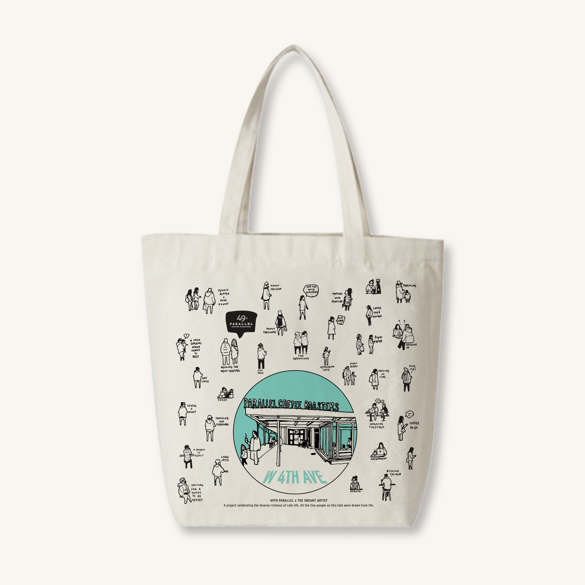 49th x The Sneaky Artist Cotton Tote Bag