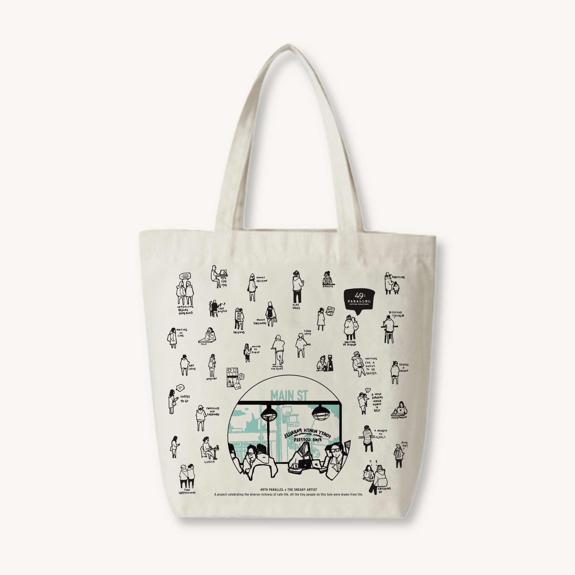 49th x The Sneaky Artist Cotton Tote Bag