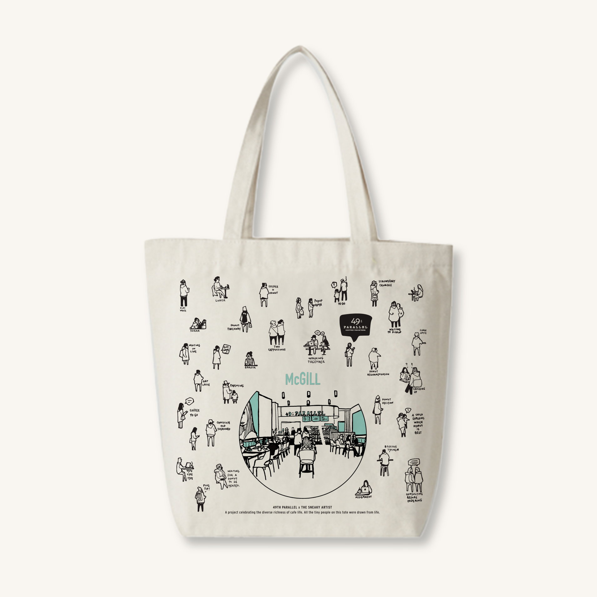 49th x The Sneaky Artist Cotton Tote Bag