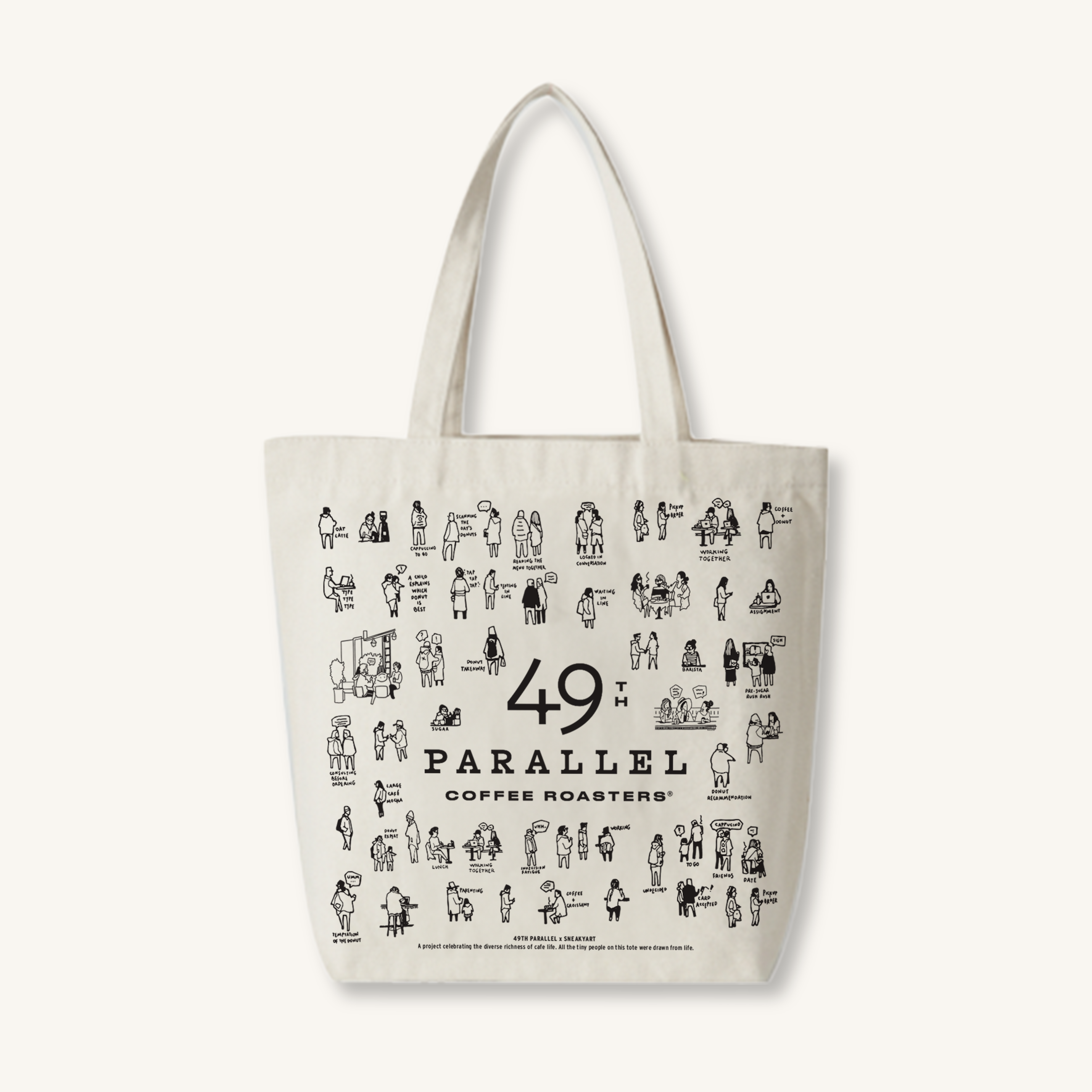 49th x The Sneaky Artist Cotton Tote Bag