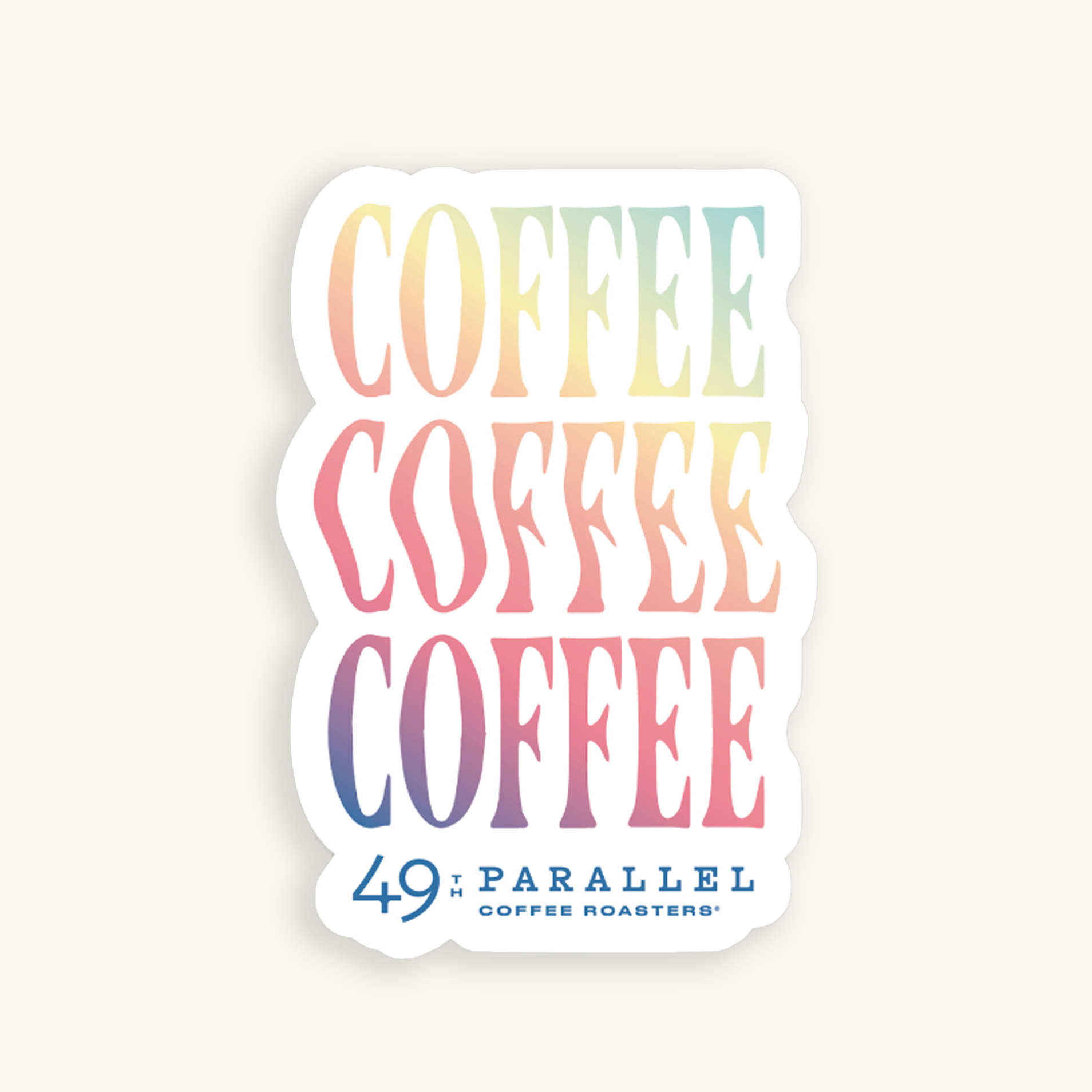 49th Parallel Coffee Roasters - 49th Parallel Summer Coffee Sticker