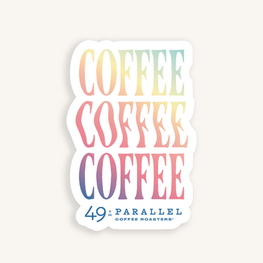 49th Parallel Coffee Roasters - 49th Parallel Summer Coffee Sticker